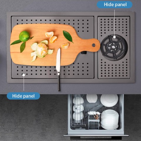 Stainless Steel Concealed Sink Faucet