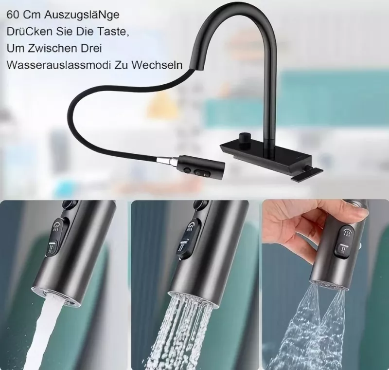 Waterfall Two-Button Faucet