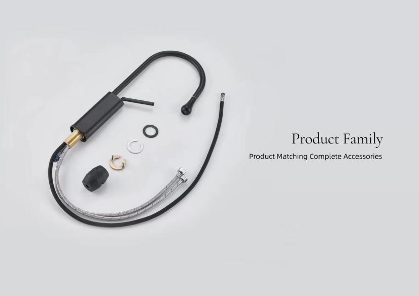 Single Hole Pull-Out Kitchen Faucet with Digital Display